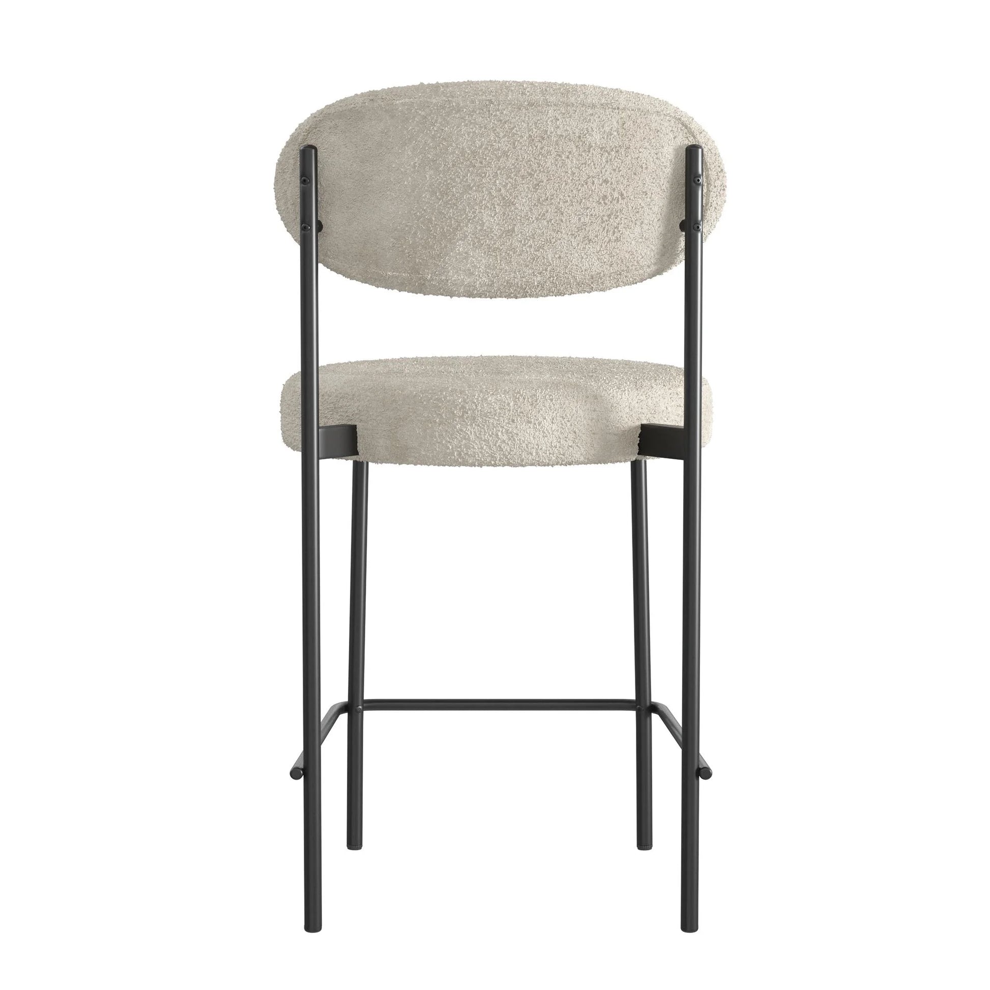 Boucle Counter Stool, Cream