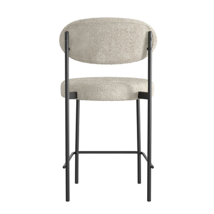 Boucle Counter Stool, Cream