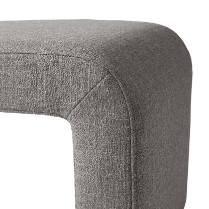 Juliet Waterfall Boucle Ottoman, Truffle Brown