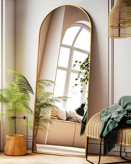 Arch Mirror Full Length, Floor Length Mirror, Arched Floor Mirror, 58"X18" Wall