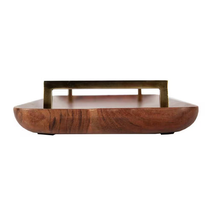 Cantwell Walnut Brown Decorative Tray