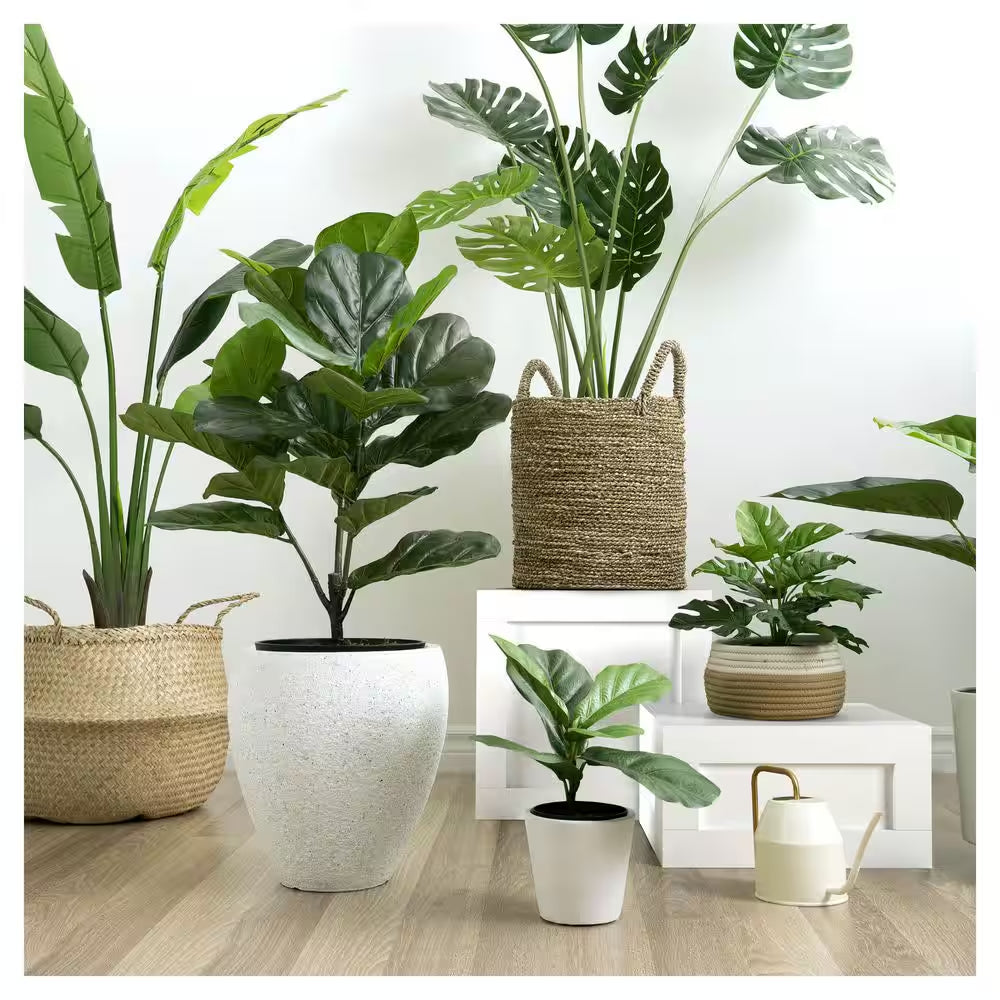 Artificial 47 In. Fiddle Leaf Indoor and Outdoor Plants