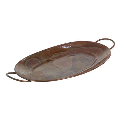 27"W, 3"H Copper Metal Tray, 3-Pieces