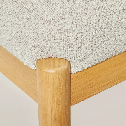 Hearth & Hand W/Magnolia Furniture Ottoman Modern Transitional Bedroom Oatmeal