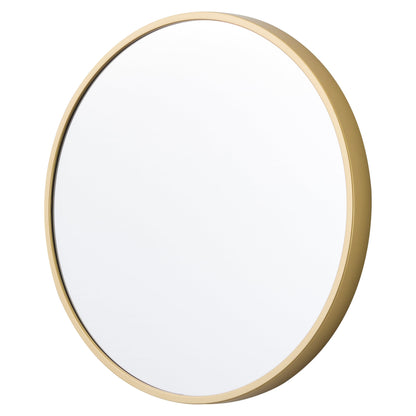 Gold round Small Decorative Wall Mirror Set, Set of 3 Multipack Mirrors