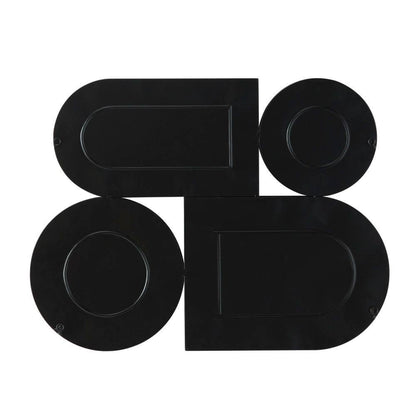 21 In. X 28 In. Brown Bamboo Modern Abstract Wall Decor