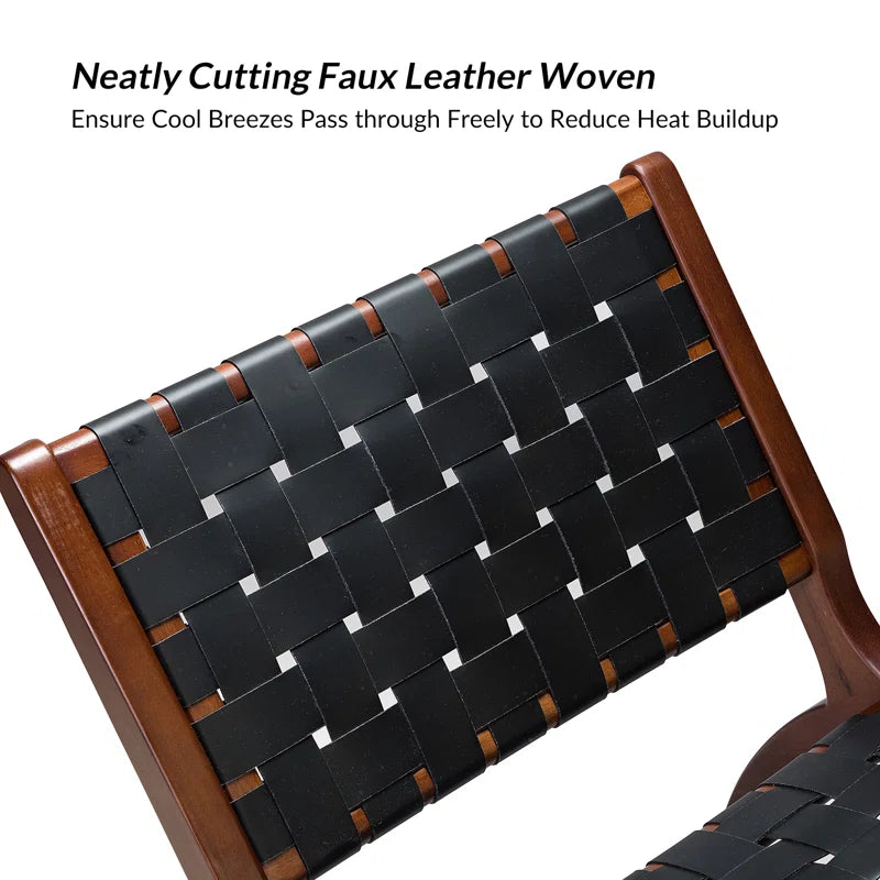 Allegheny Faux Leather Accent Chair