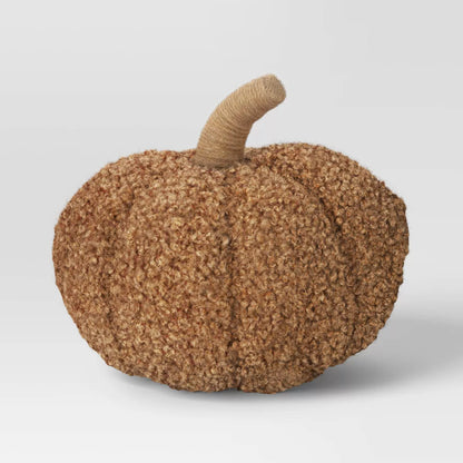 Teddy Boucle Shaped Pumpkin - Threshold