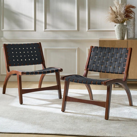 Allegheny Faux Leather Accent Chair