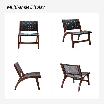 Allegheny Faux Leather Accent Chair