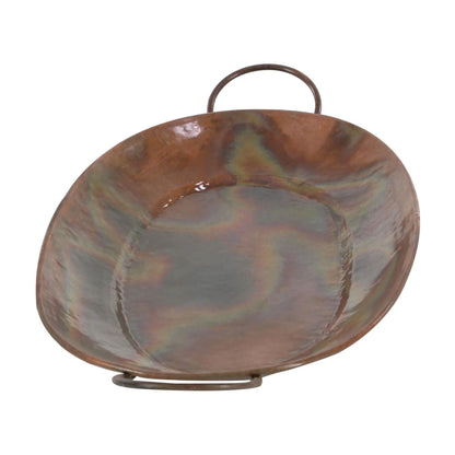 27"W, 3"H Copper Metal Tray, 3-Pieces