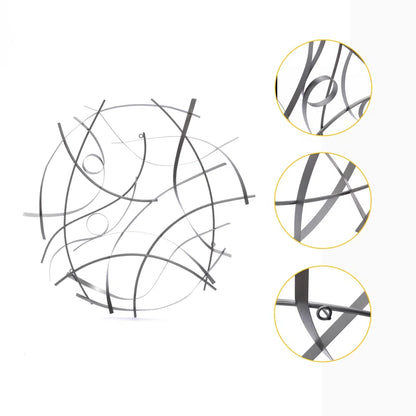 Handmade Modern Abstract Wall Decor on Metal