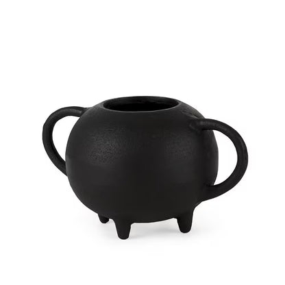 6 In. Black Matte Metal Italian Inspired Bowl