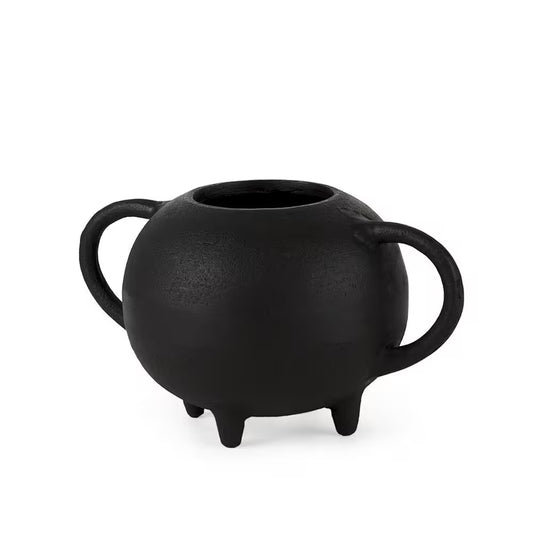 6 In. Black Matte Metal Italian Inspired Bowl