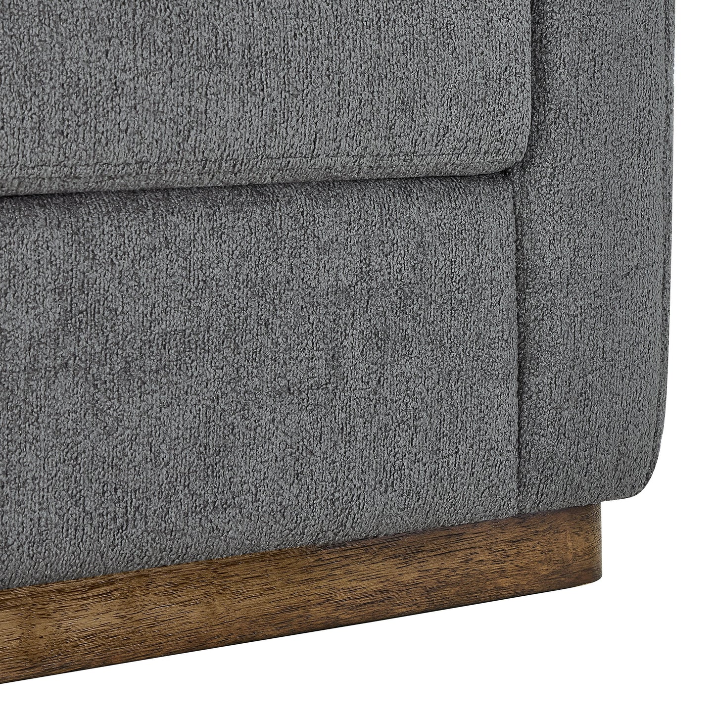 Lillian Accent Swivel Chair, Charcoal Boucle