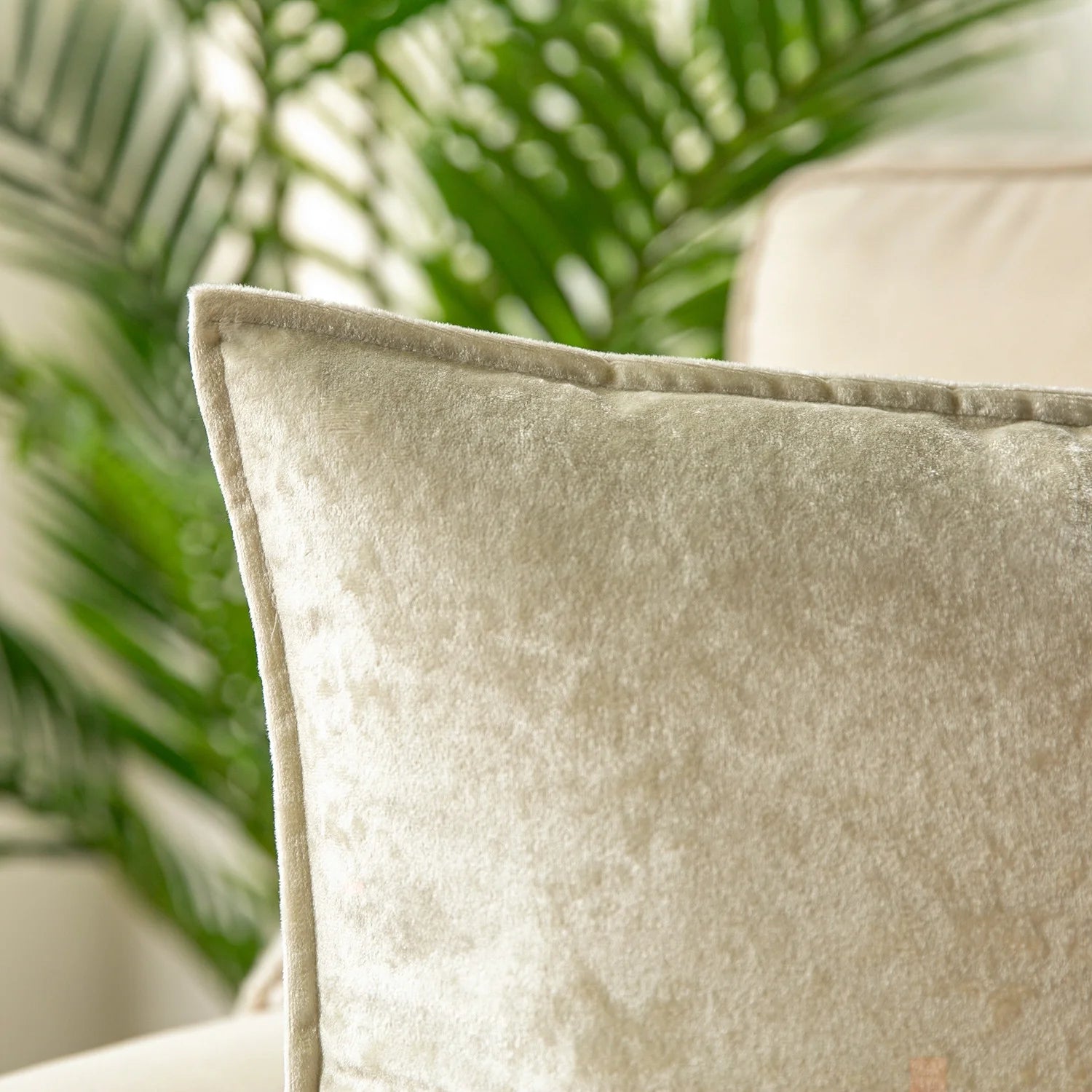 18" X 18" Modern White Polyester Throw Pillow , ( 2 Count)