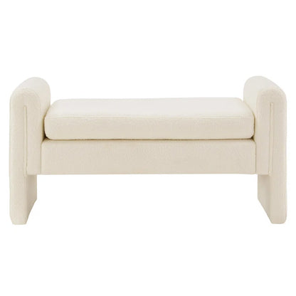 Millwood Boucle Upholstered Bench