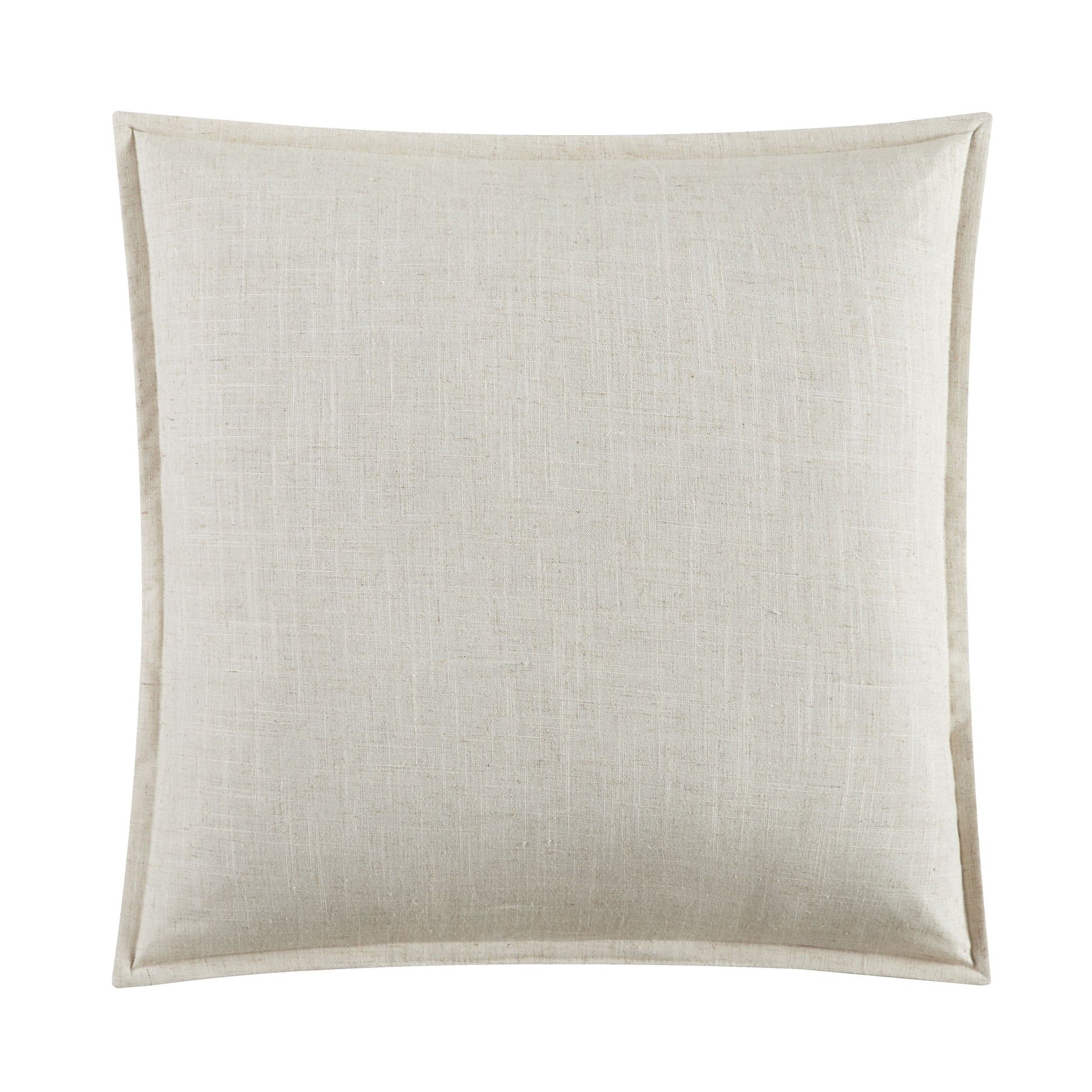20"X20" 2-Pack Linen Decorative Pillows, Papyrus Beige