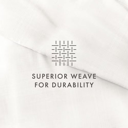 Thatch Patterned Performance Ray Twin 3-Piece Duvet Cover Set