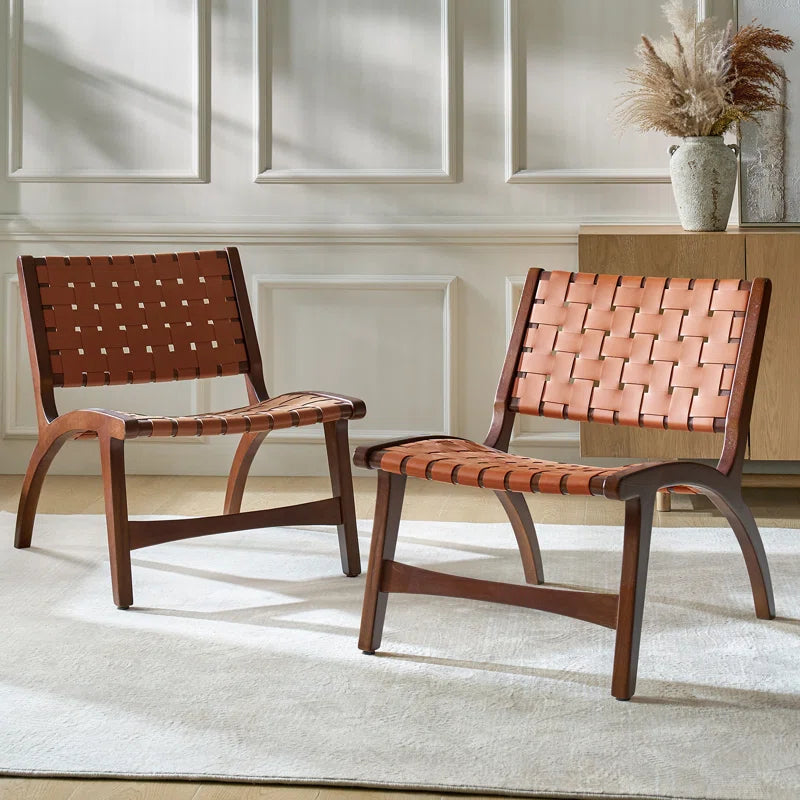 Allegheny Faux Leather Accent Chair