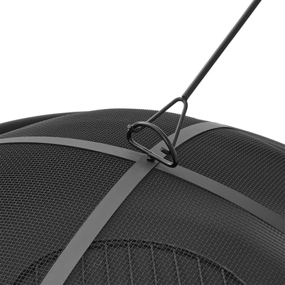 28" round Wood Burning Fire Pit, Steel Frame