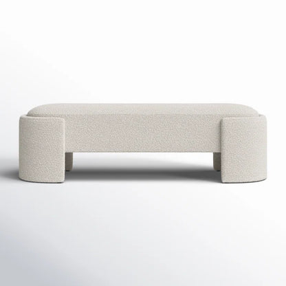 Granduca Boucle Fabric Upholstered Bench