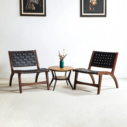 Allegheny Faux Leather Accent Chair