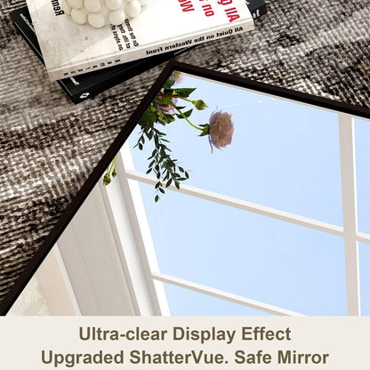 65"X 24" Floor Mirror Full Length Mirror Bedroom Floor Body Mirror with Stand,Black