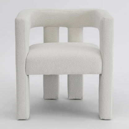 24" Wide Boucle Upholstered Armchair