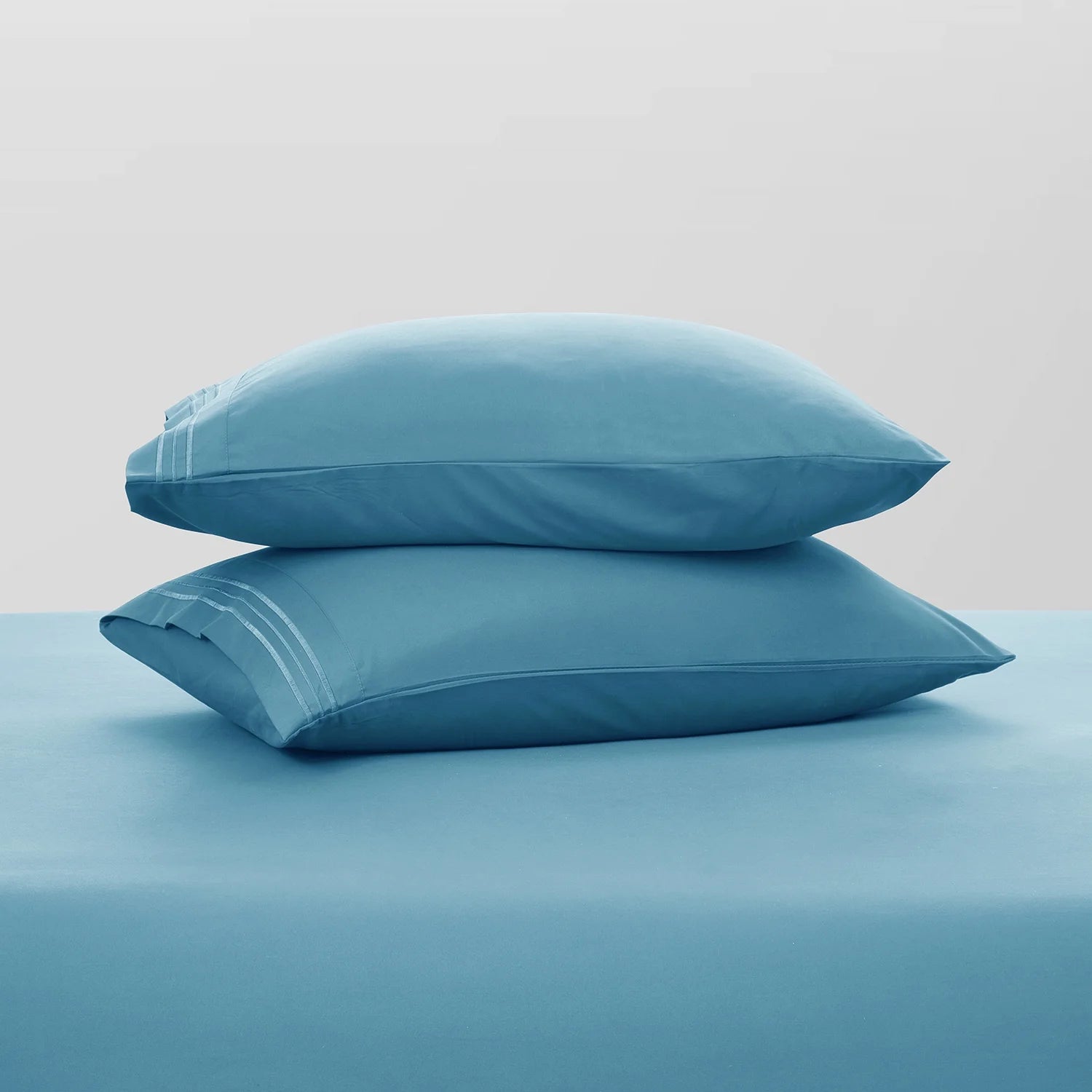 Twin XL Sheet Sets, 1800 Series Deep Pocket 3 Piece, Luxury Soft Microfiber Bed Sheet Sets, Beach Blue