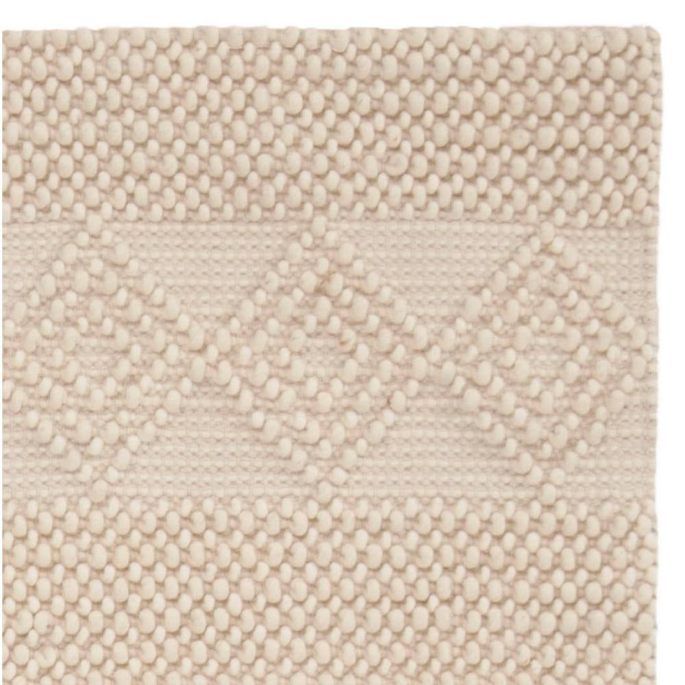 Natura Ivory 5 Ft. X 8 Ft. Striped Diamonds Area Rug