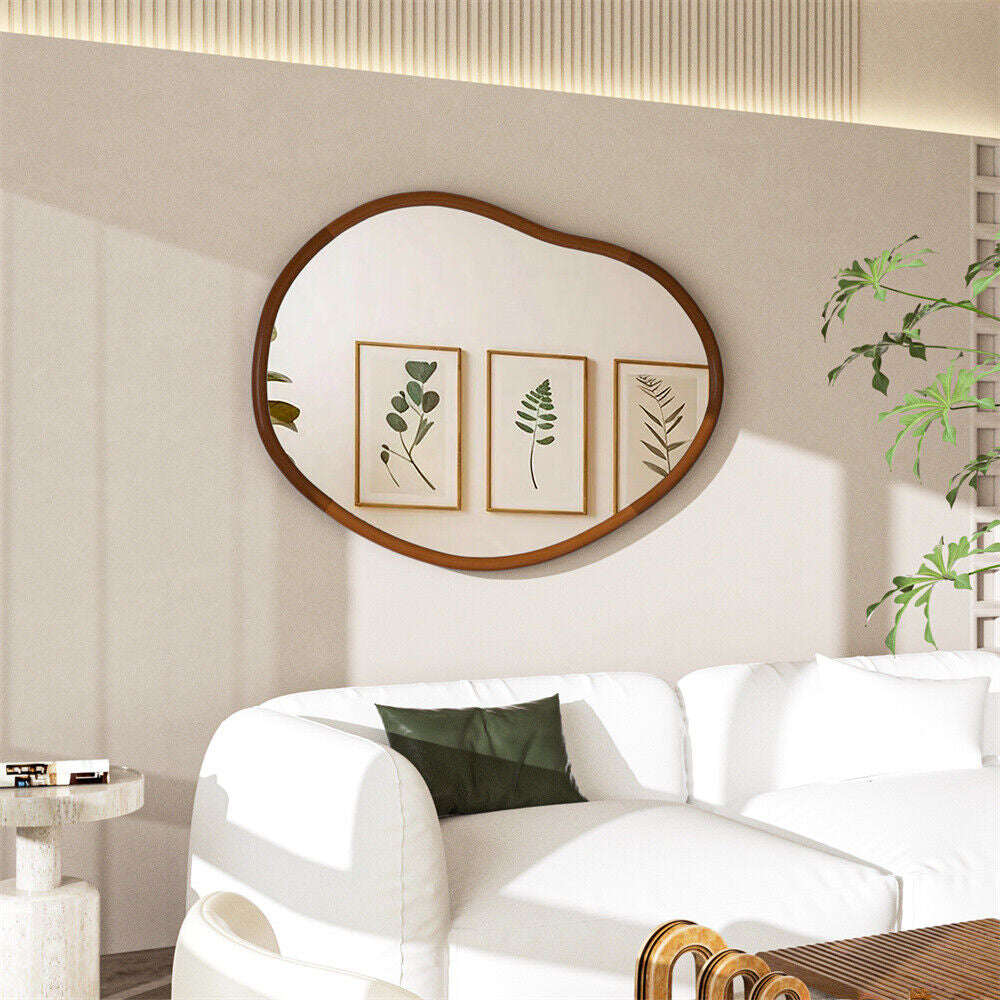 Mid Century Asymmetrical Wall Mirror Organic Mirror Irregular Mirror Home Decor