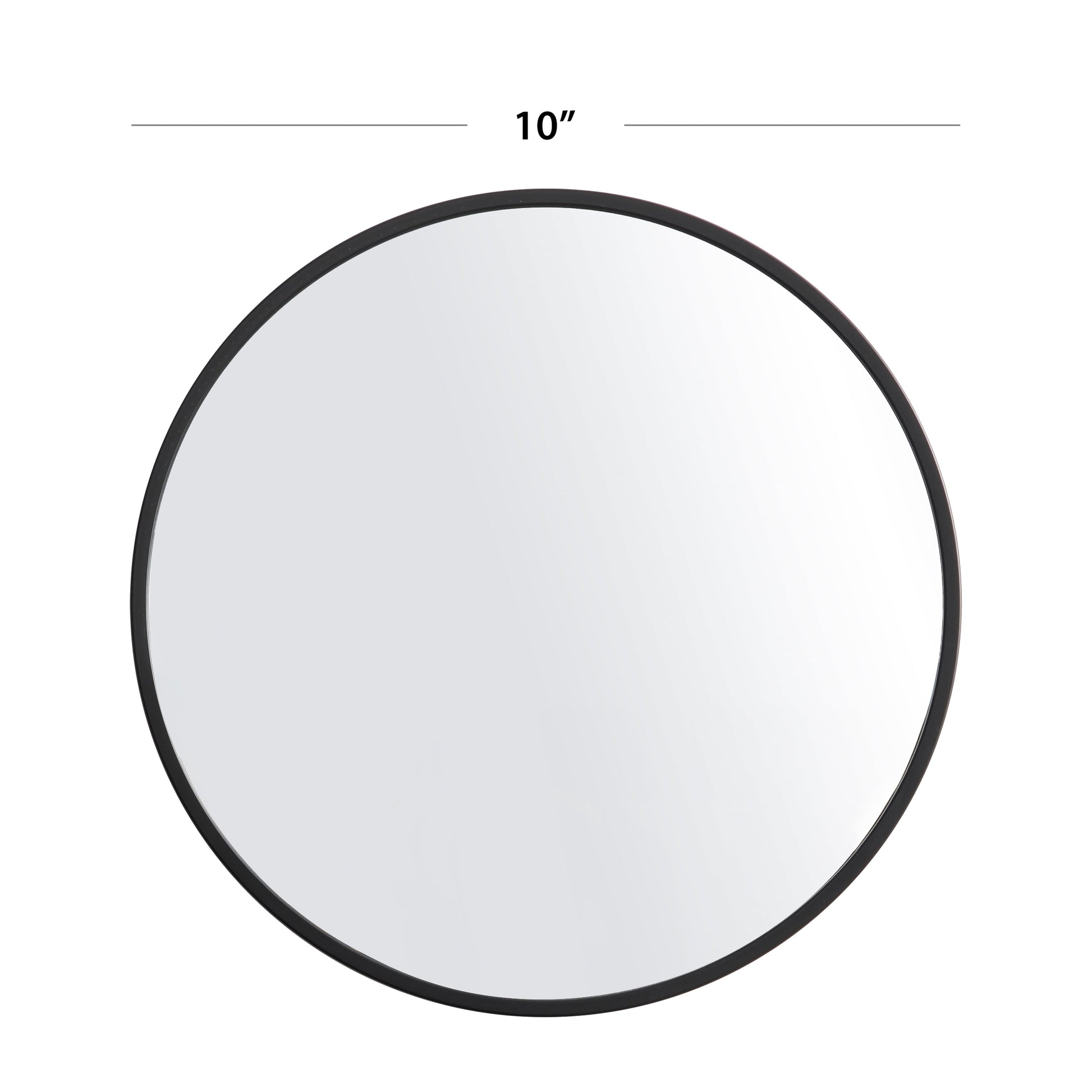(4 Pack)  X Black round Small Decorative Wall Mirror for Bathroom or Living Room