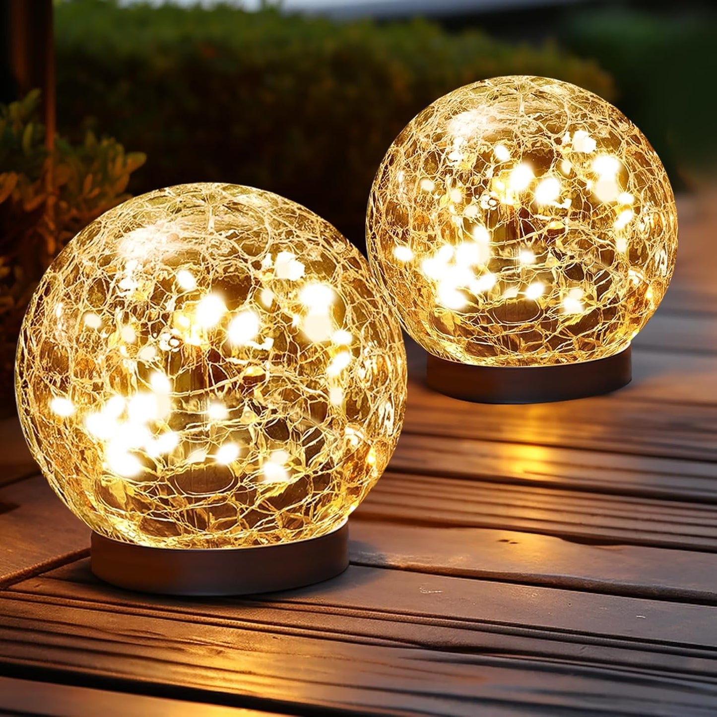 Solar Globe Lights Outdoor Waterproof-Sol