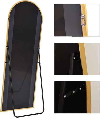 Arch Mirror Full Length, Floor Length Mirror, Arched Floor Mirror, 58"X18" Wall