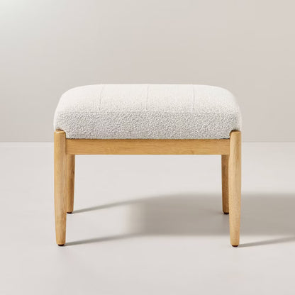 Hearth & Hand W/Magnolia Furniture Ottoman Modern Transitional Bedroom Oatmeal