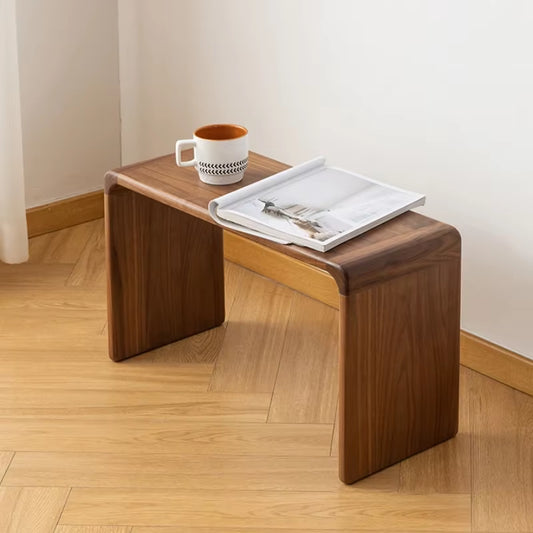 Black Walnut Corner Table Nordic Solid Wood Coffee Table Simple Japanese Side Table Modern Living Room Furniture Room