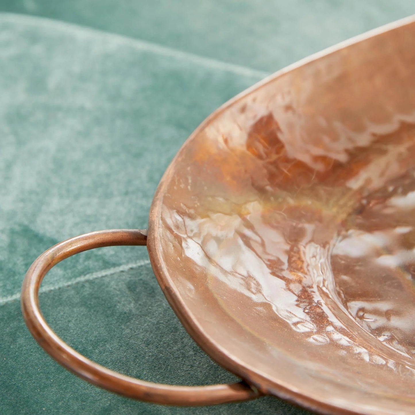 27"W, 3"H Copper Metal Tray, 3-Pieces