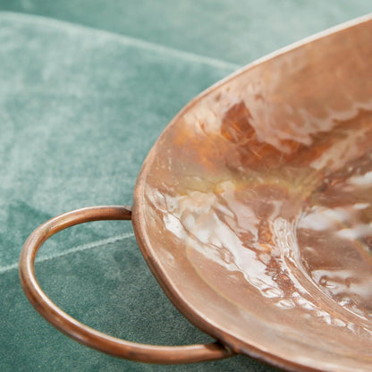 27"W, 3"H Copper Metal Tray, 3-Pieces