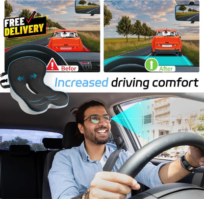 Trucker Seat Cushions for Long Sitting Semi Truck Seat Cushion with Lumbar S....