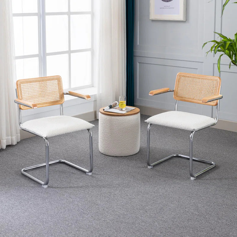 Darasimi 16'' Wide Boucle Upholstered Storage Ottoman